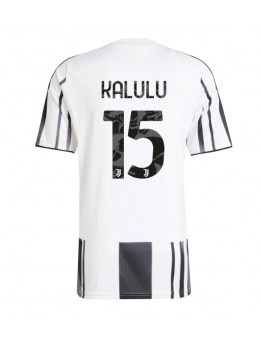 Billige Juventus Pierre Kalulu #15 Hjemmedrakt 2025-26 Kortermet